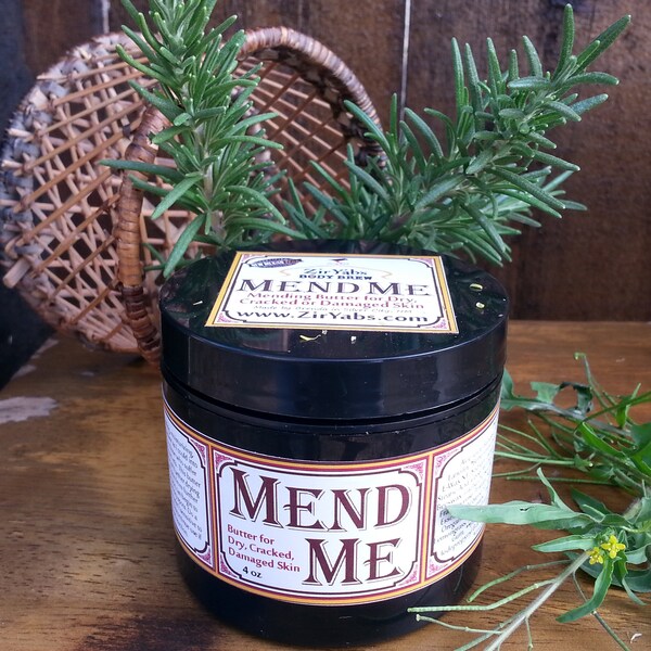 Mend Me Hand and Heel Salve for Cracked Skin, Hands and Heels | Very Dry Skin | Cracking Skin