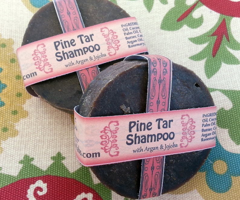 Pine Tar Shampoo Bar 3.75 oz For Flakey Scalp and Itchy Etsy