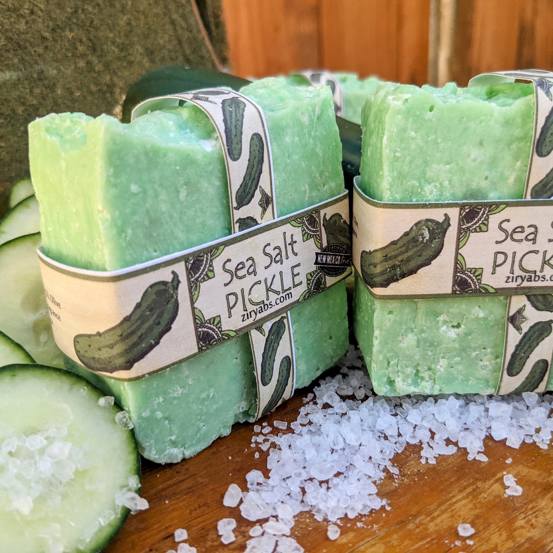 Pickle Soap With Sea Salt Etsy