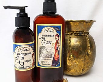 Lemongrass and Ginger Lotion