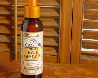 Black Castor Oil with Thuja for Hair and Scalp