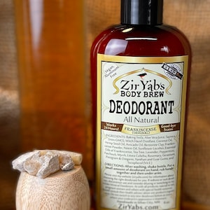 Natural Deodorant Aluminum Free and Non Staining Frankincense Lotion Deodorant that lasts 24 hours, Vegan zdjęcie 10