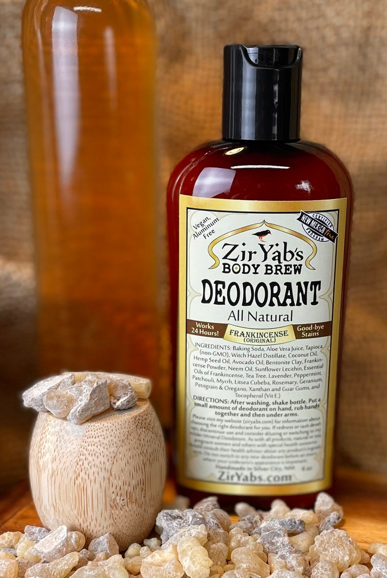 Natural Deodorant Aluminum Free and Non Staining Frankincense Lotion Deodorant that lasts 24 hours, Vegan image 10