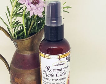 Apple Cider Vinegar Hair Spray with Rosemary Water, Anti-static, Refreshing, Deodorizing