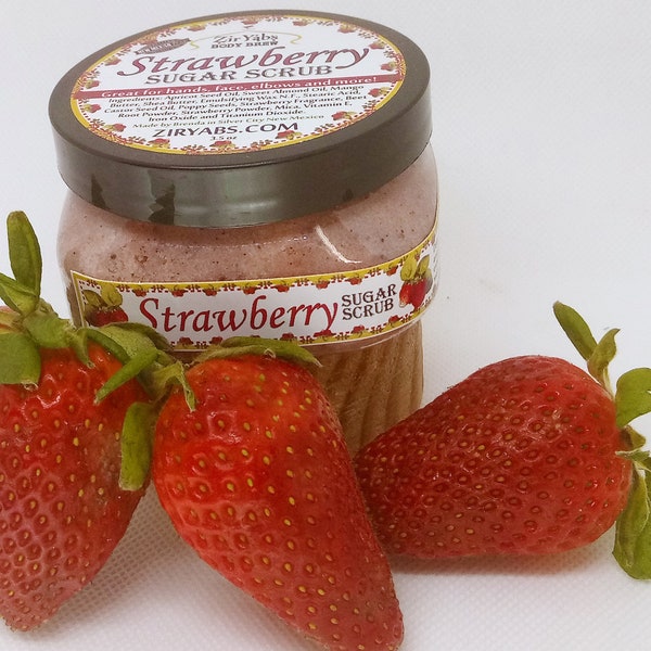 Strawberry Sugar Scrub | 5 oz