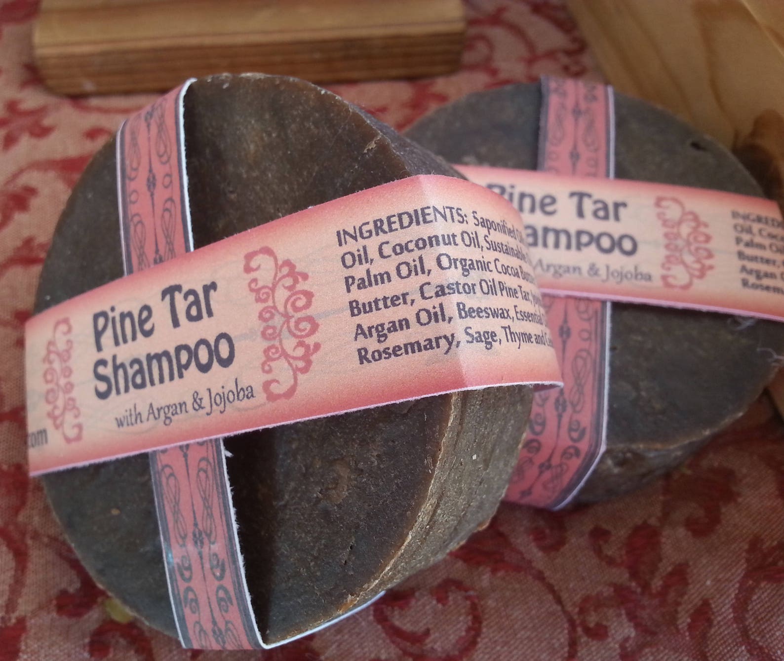 Pine Tar Shampoo Bar for Flakey Scalp and Itchy Head Etsy