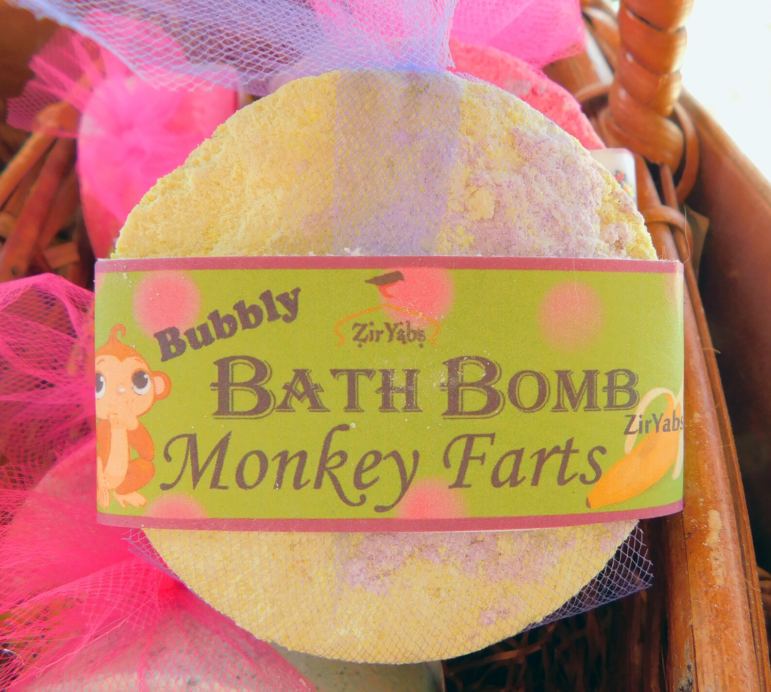 Bomba de baño burbujeante para niños Pedos de mono caca de | Etsy