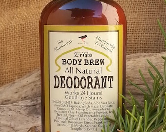 Amazing 24 Hour Natural Deodorant | Original | 6 oz | Frankincense and Myrrh | works 24 hours | Aluminum Antiperspirant Free