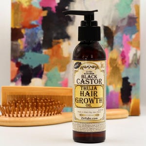 Black Castor Oil with Thuja for Hair and Scalp