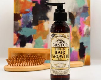 Black Castor Oil with Thuja for Hair and Scalp