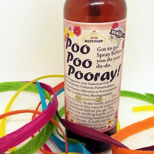 Poo Poo Pooray! Spray | Toilet Bowl Spray | No synthetic perfumes | Spray Before You Go