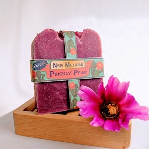 New Mexican Prickly Pear Soap with Real Prickly Pear Juice and Seeds
