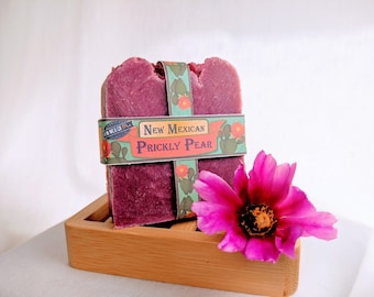 New Mexican Prickly Pear Soap with Real Prickly Pear Juice and Seeds