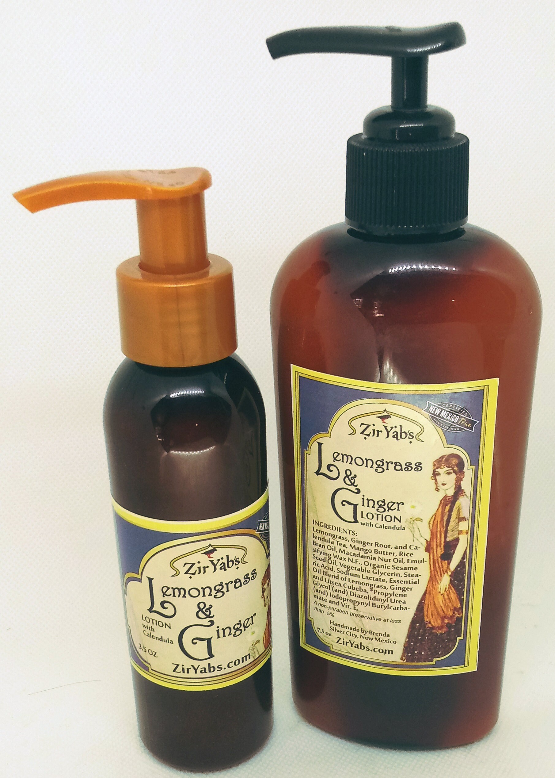 Lemongrass and Ginger Lotion With Calendula Lemongrass Etsy