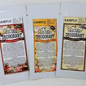 FREE Natural Deodorant Samples | Pack of Three