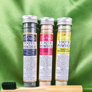 Zahnpulver Natürlich Vegan | 1 Unze | ohne Flourid | ohne Glycerin | keine Konservierungsstoffe