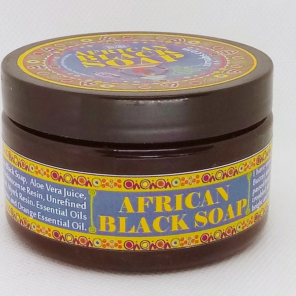 African Black Soap - Activated Charcoal Soap - Shea Butter Soap - Frankincense Soap - Potash Soap - Ghana Face Soap -