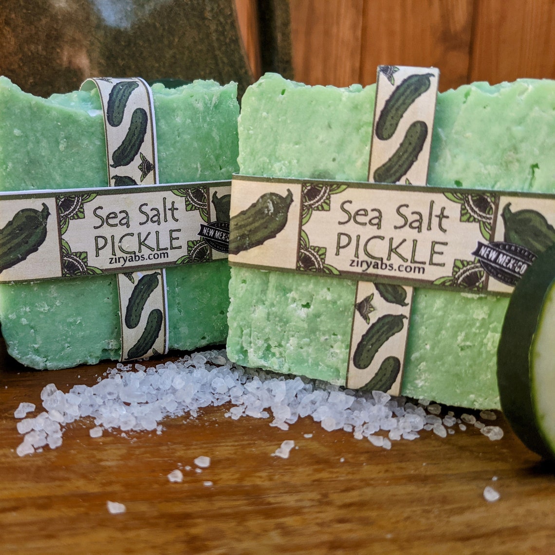 Pickle Soap With Sea Salt Etsy