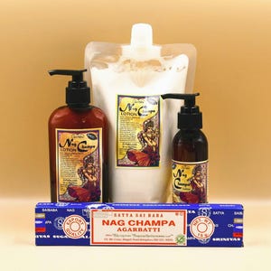 Nag Champa Lotion with Turmeric -  Exotic Incense Scent