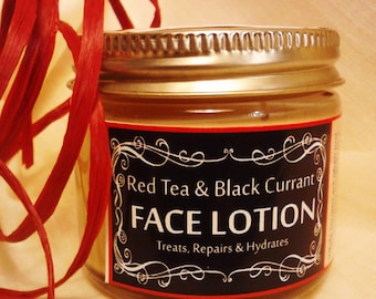 Red Tea and Black Currant Face Lotion with Sea Buckthorn, Jojoba, Argan Oil, Chamomile