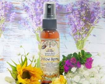 Pillow Spray with Lemon Balm and Lavender