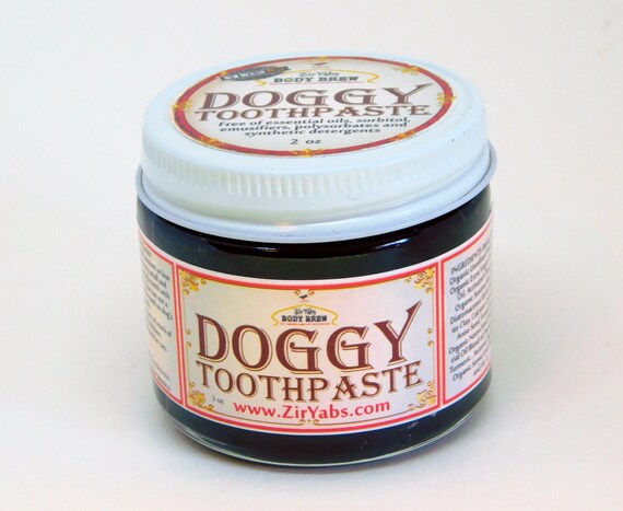 Dog Toothpaste, Hemp Seed, Diatomaceous Earth, Fennel Seed, Anise Seed,  Vegan, Chemical Free