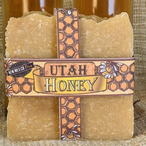 Utah Honey Soap with Sea Salt and Lemon Verbena