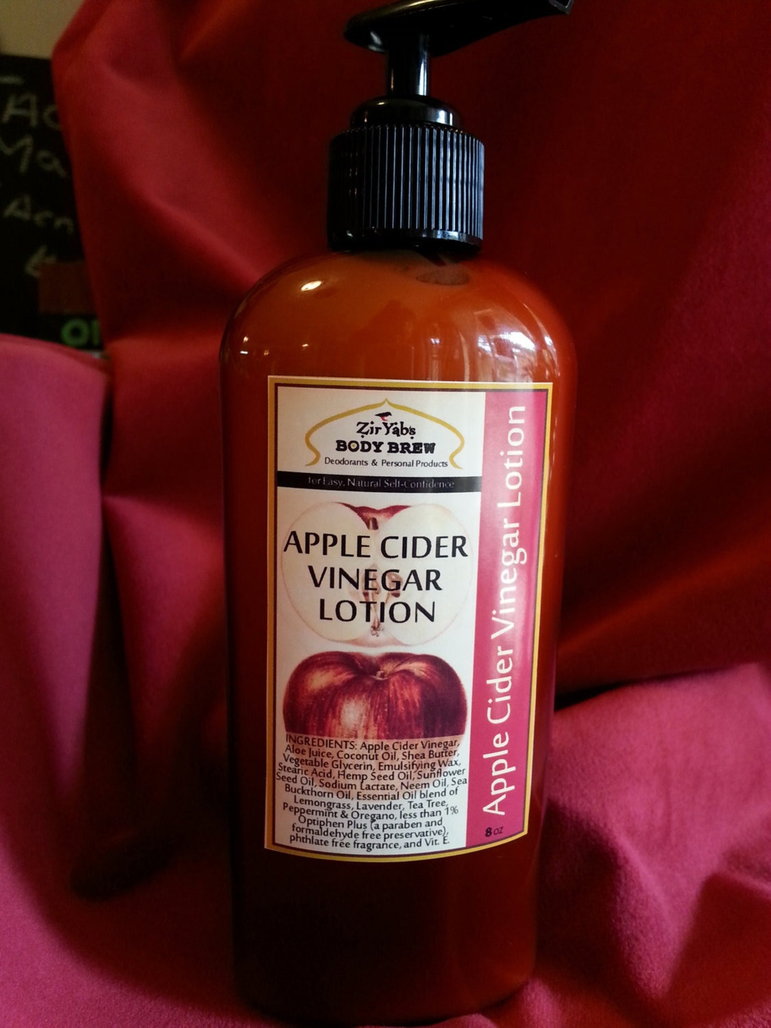 Apple Cider Vinegar Lotion ACV Lotion Soothes Itchy Skin Etsy