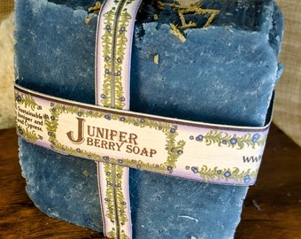 Juniper Berry Soap with Juniper Berries and Essential Oils