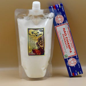 Nag Champa Lotion Refill Pouch Exotic Incense with Tumeric