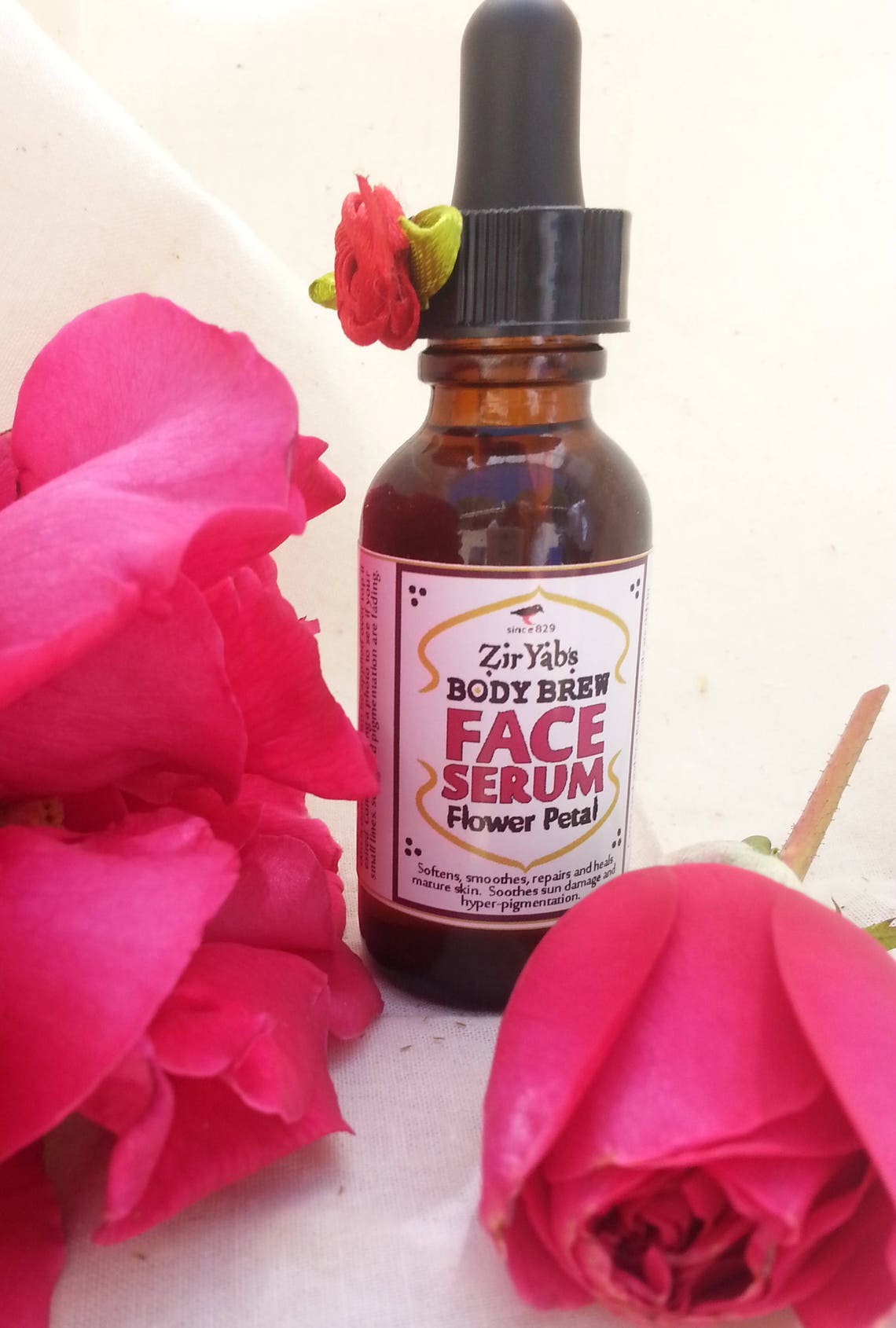 Flower Petal Face Serum Carrot Seed Essential Oil Sea Etsy