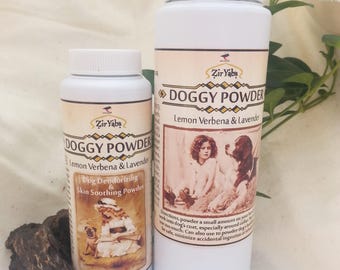 Poudre désodorisante pour chien, poudre de terre de diatomées pour chien, shampoing sec pour chien, poudre apaisante pour la peau de chien, poudre d'avoine colloïdale pour chien