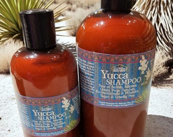 Sulfate-Free Yucca Shampoo with Oat Protein & Botanical Extracts - 8 oz