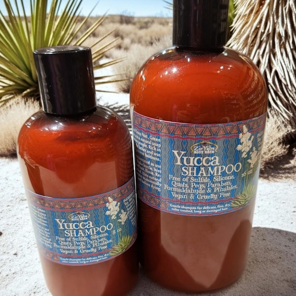 Sulfate-Free Yucca Shampoo with Oat Protein & Botanical Extracts - 8 oz