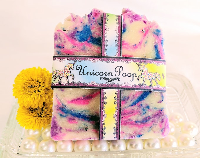 Unicorn Poop Soap