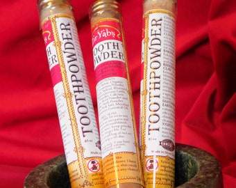 Toothpowder All Natural Vegan | 1 oz | no Flouride | no Glycerin | no Preservatives