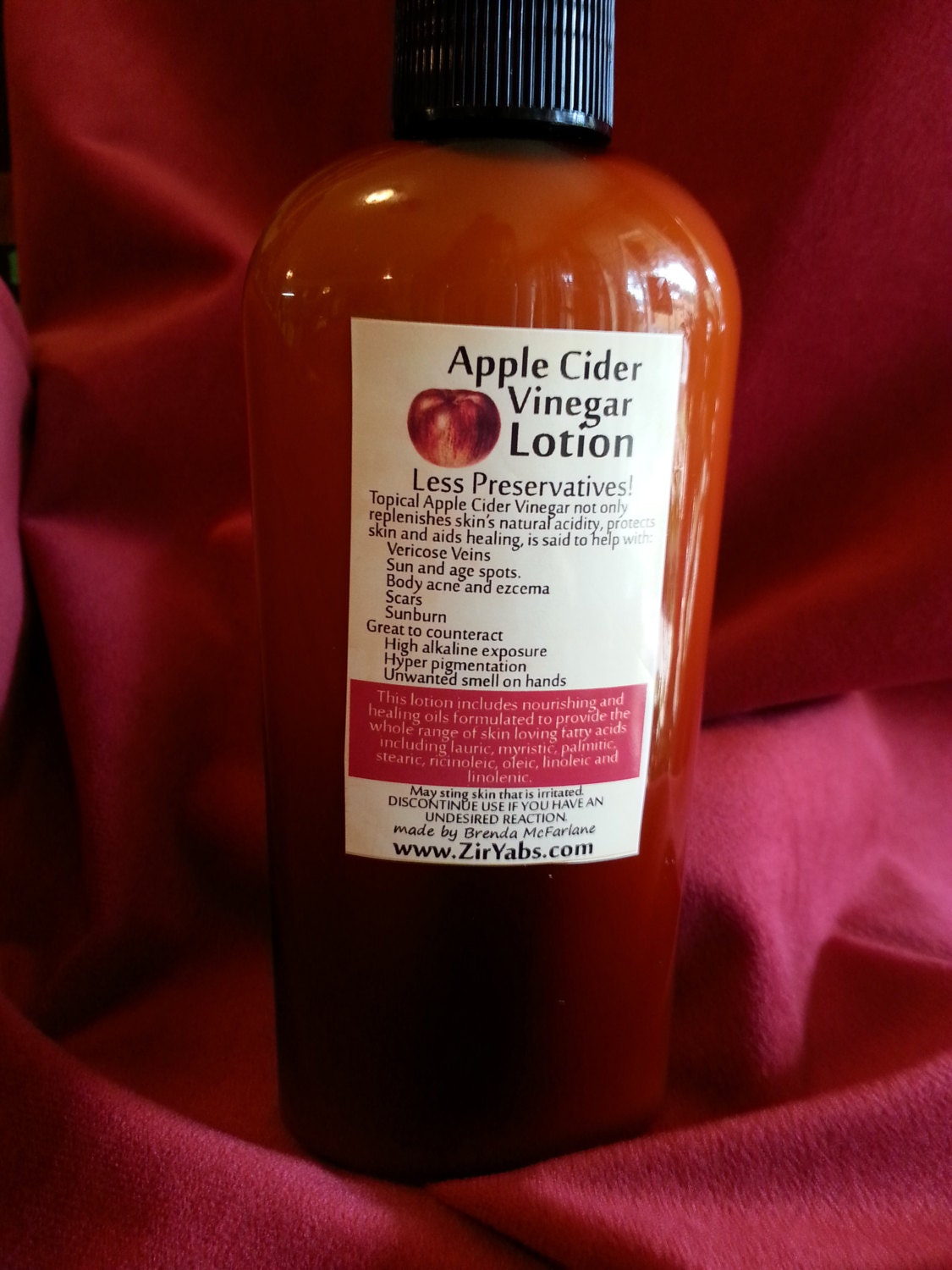 Apple Cider Vinegar Lotion ACV Lotion Soothes Itchy skin Etsy