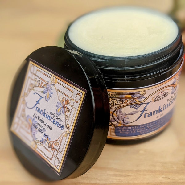 Frankincense Body Butter with Jojoba Oil and Argan Oil