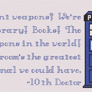 Doctor Who Cross Stitch Pattern Books