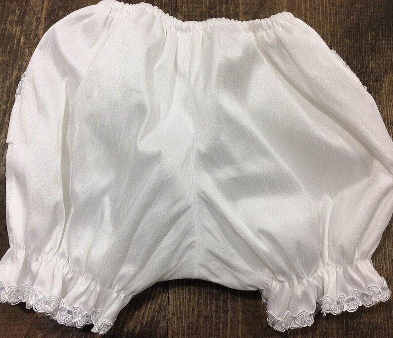 Baby Girl Bloomers Ruffle Bloomers Lace Bloomers White Etsy