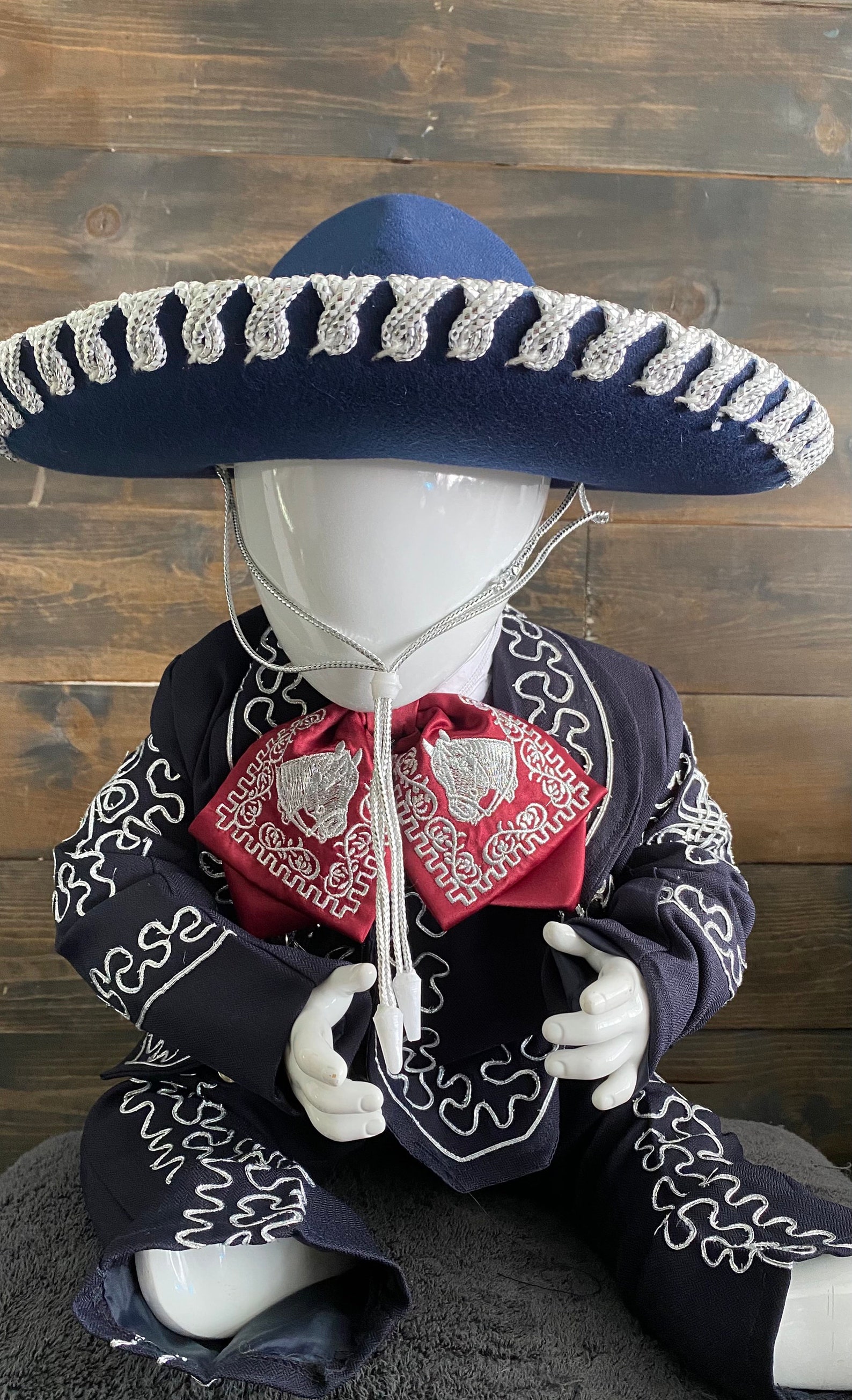 Navy Silver Baby Mariachi Boy Traje Charro Azul & plata Etsy