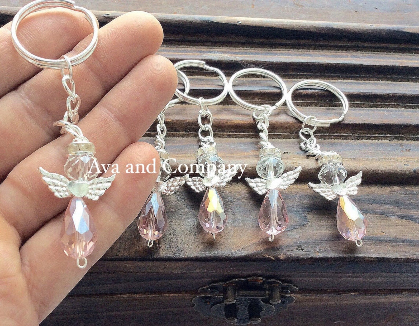 Baptism Favor /40pcs Angel Keychain/christening Favor/baptism Etsy India