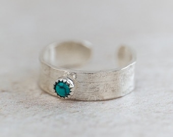 Sterling Silver Birthstone Toe Ring