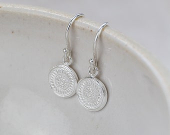 Sterling Silver Talisman Earrings