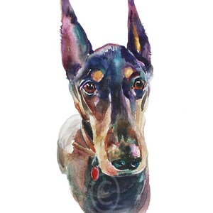 Custom Pet Portrait Watercolor - Pet  Portrait  - Original Watercolor Painting -  Dog Painting -  pet lover painting handmade wall art gift