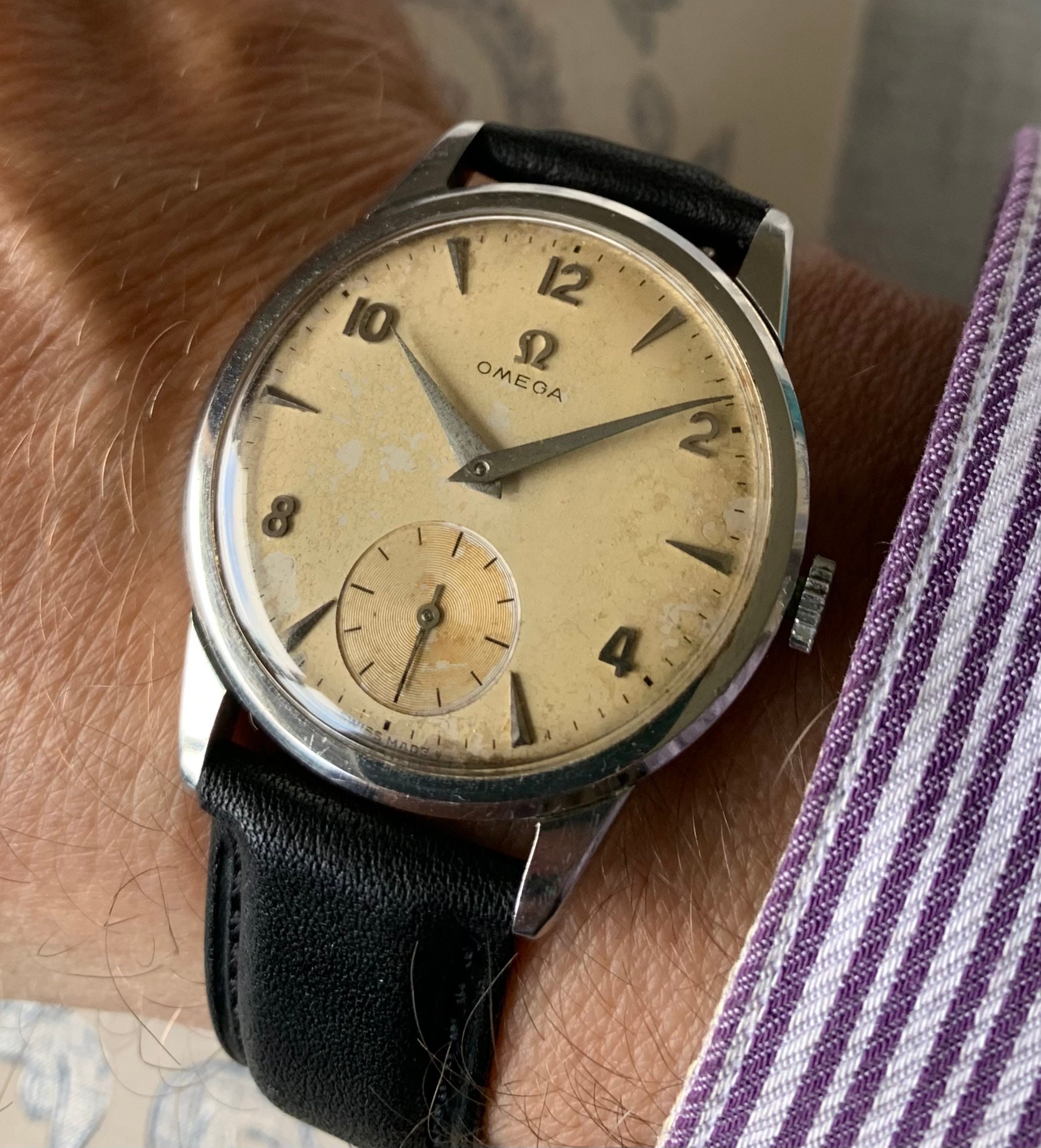 Beautiful Omega 1959 Vintage Swiss Watch. Stunning Omega Cal.267 Movement Etsy Canada