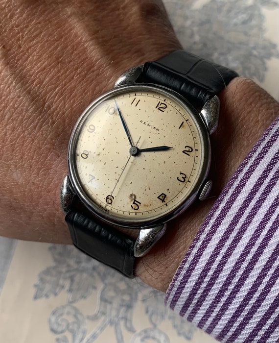 Striking Zenith 1947 Vintage Swiss Watch. Zenith Signed | Etsy Norway