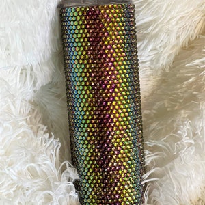 20 Oz. Glass Rhinestone Bling Tumbler For Hot Or Cold Beverages