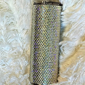 20 Oz. Glass Rhinestone Bling Tumbler For Hot Or Cold Beverages
