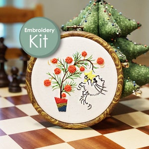 Embroidery Kit Christmas ornament personalized name Embroidery Kit for Beginners and Seasoned stitchers Wall Art DIY Needlework Gift Embroidery Kit Christmas ornament personalized name Embroidery Kit for Beginners and Seasoned stitchers Wall Art DIY Needlework Gift